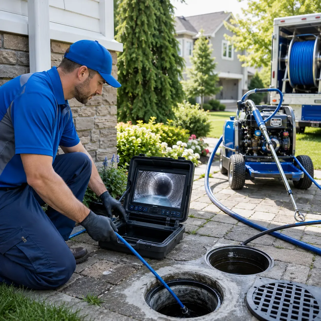 Outdoor drain cleaning professionals serving Sipesville, PA